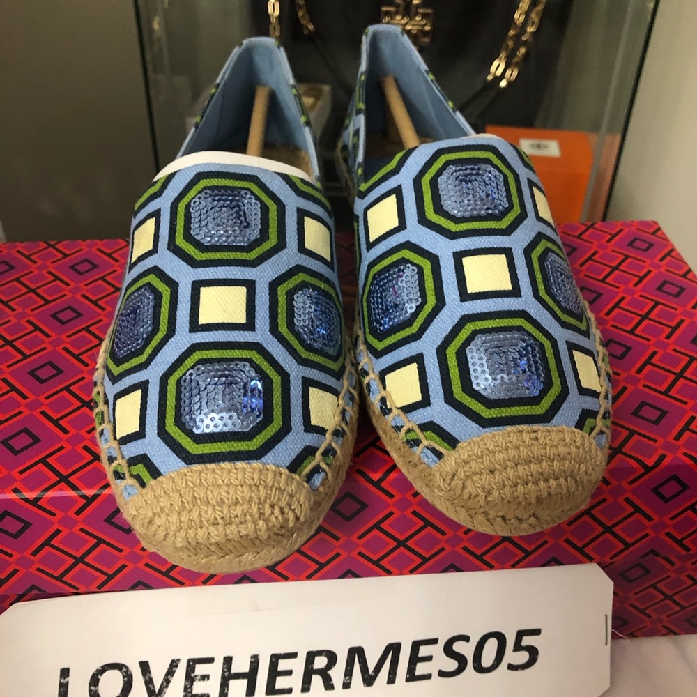 New Tory Burch Espadrille slide size 7 - Picture 4 of 8